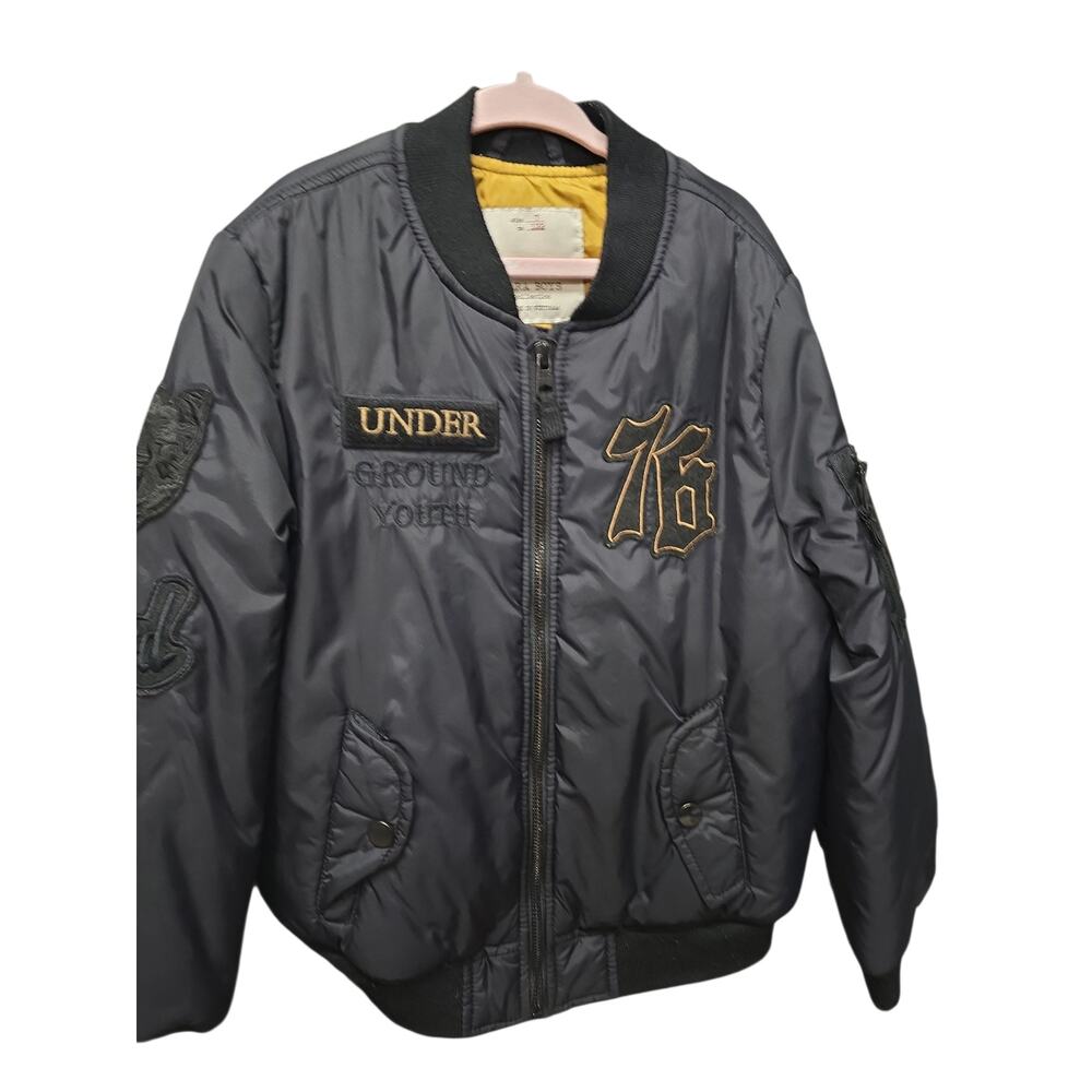Zara Boy's Puffy Bomber Jacket